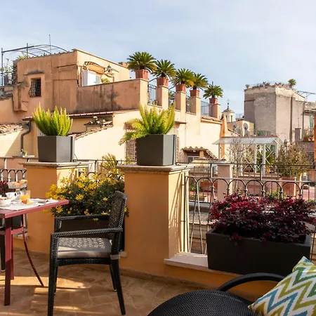 Adriano Rooftop Отель Рим